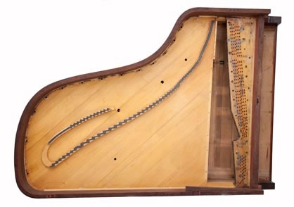 Steinway B 1920's Top Plan View